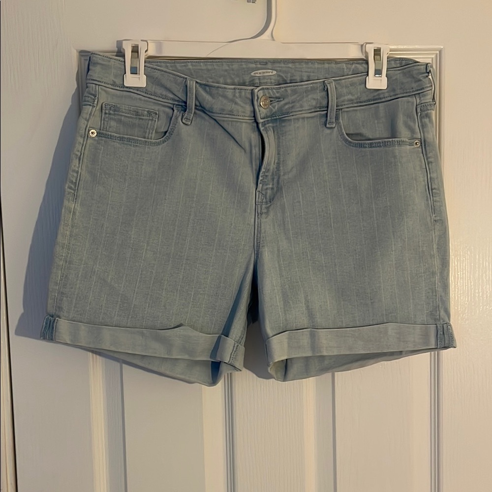 Women's Light Blue Denim Shorts